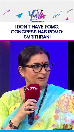 "I Don't Have FOMO, Congress Has ROMO": Smriti Irani At NDTV Yuva