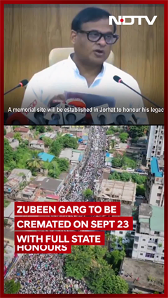 Video: Zubeen Garg Assam News | Assam Govt Allots 6.2 Acres For Memorial, Last Rites To Take Place Tomorrow