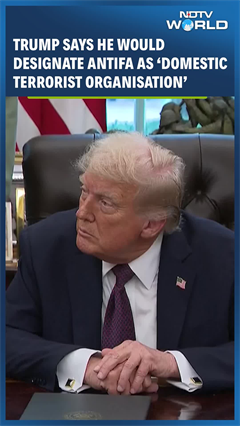 US President Donald Trump To Designate Antifa As ‘Domestic Terrorists Organisation’