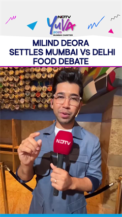 Video: Milind Deora Settles Mumbai Vs Delhi Food Debate