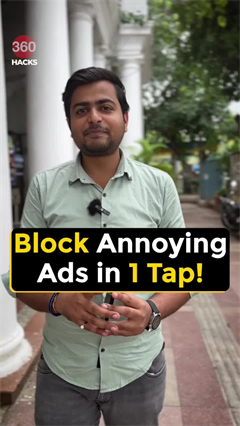 Block annoying ads in 1 tap