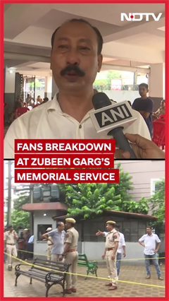Zubeen Garg: Fans Breakdown At Zubeen Garg's Memorial Service