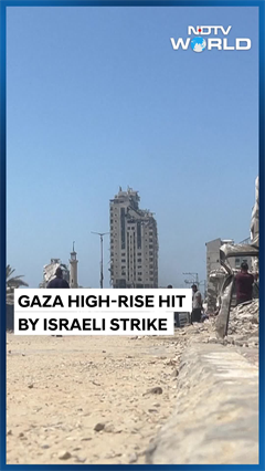 Gaza News: Gaza High-Rise Collapses After Israeli Airstrike Hits City