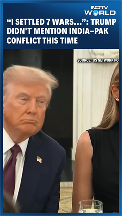 Trump Repeats Claims He Solved 7 Wars But This Time Omits India-Pakistan Conflict