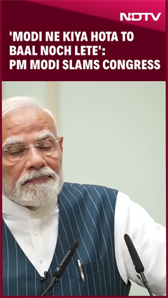 "Modi Ne Kiya Hota To Baal Noch Lete": PM Modi Welcomes Tax Reforms, Slams Congress