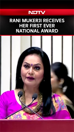 Video: Rani Mukerji Receives Her First Ever National Award For ‘Mrs. Chatterjee Vs Norway’