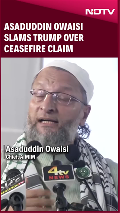 Asaduddin Owaisi Slams Trump Over Ceasefire Claim: 'Tu Hota Kaun Re?'