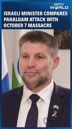 Israeli Minister Compares Pahalgam Attack With October 7th Massacre