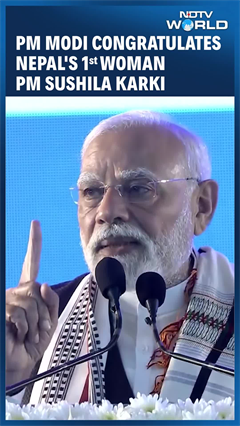 Video: PM Modi News | PM Modi Congratulates Nepal’s First Woman PM Sushila Karki, Hails Democratic Progress