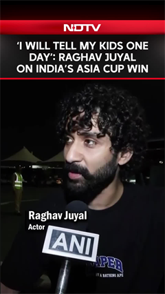 "I'll Tell My Kids One Day": Actor Raghav Juyal Feels Elated After India's Victory In Asia Cup