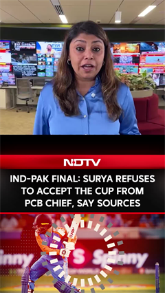 Captian Surya Refuses To Accept Cup From PCB Chief: Sources