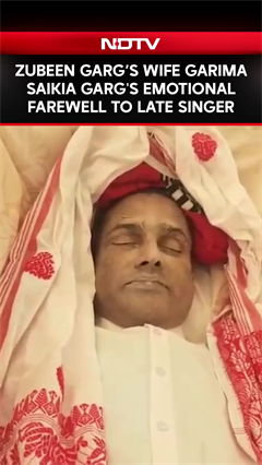 Zubeen Garg News | Zubeen Garg’s Wife Garima Saikia Garg's Teary Farewell To Late Singer