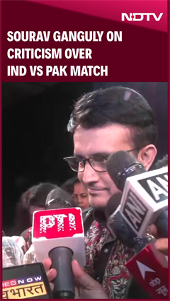 Sourav Ganguly On IND Vs Pak: 'Terror Must Stop, Sports Cannot... Sourav Ganguly On IND Vs Pak: 'Terror Must Stop, Sports Cannot...