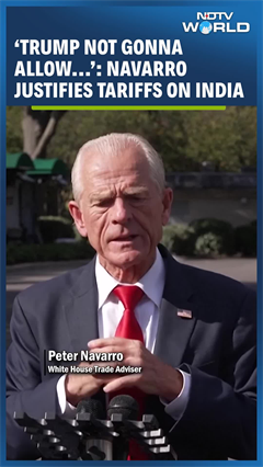 Trump's Trade Advisor Peter Navarro Gets Miffed At SCO Summit & Justifies US Tariffs On India Trump's Trade Advisor Peter Navarro Gets Miffed At SCO Summit & Justifies US Tariffs On India