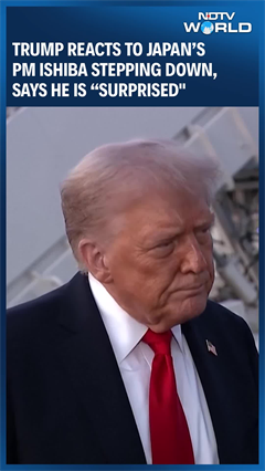 Trump Says He Is 'Surprised' About Japan PM Shigeru Ishiba Stepping Down Trump Says He Is 'Surprised' About Japan PM Shigeru Ishiba Stepping Down