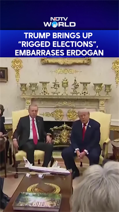 "He Knows All About Rigged Elections" Trump Embarasses Erdogan On Camera