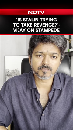 "Is Stalin Trying To Take Revenge': Vijay Breaks Silence On Karur Stampede Tragedy