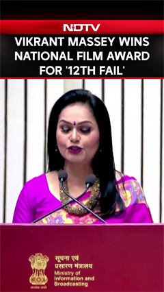 Vikrant Massey Wins His First National Award For The Film '12th Fail'