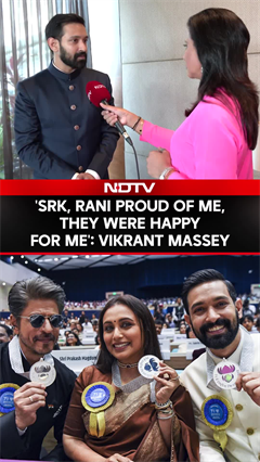 Video: Vikrant Massey On Winning National Award With 'Legends' Shah Rukh Khan And Rani Mukerji