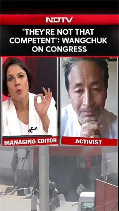 "They Are Not That Competent": Sonam Wangchuk on Congress' Alleged Role
