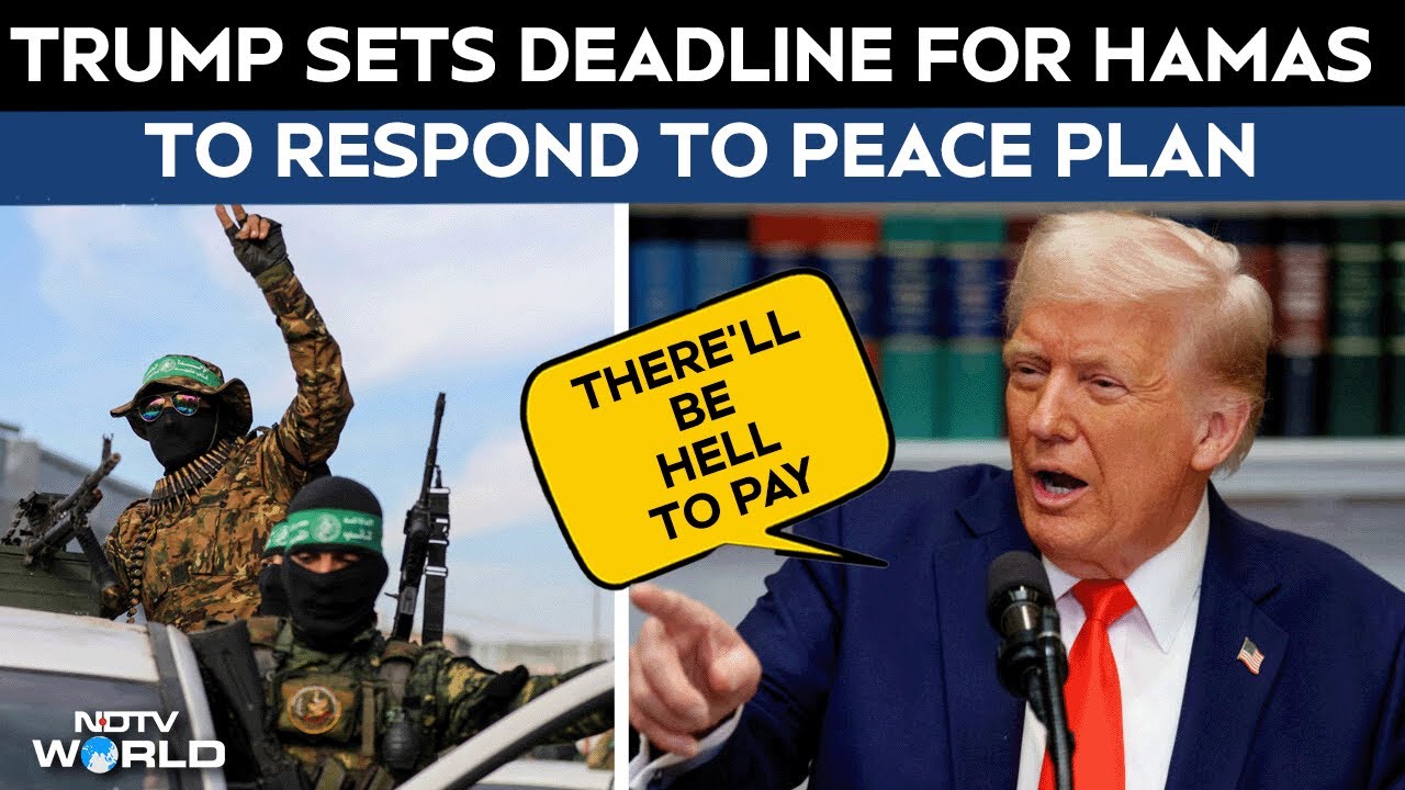 Trump Gaza Plan | Trump Gives Hamas 3-4 Days To Reply, Warns Of 'Sad End' If Deal Is Rejected