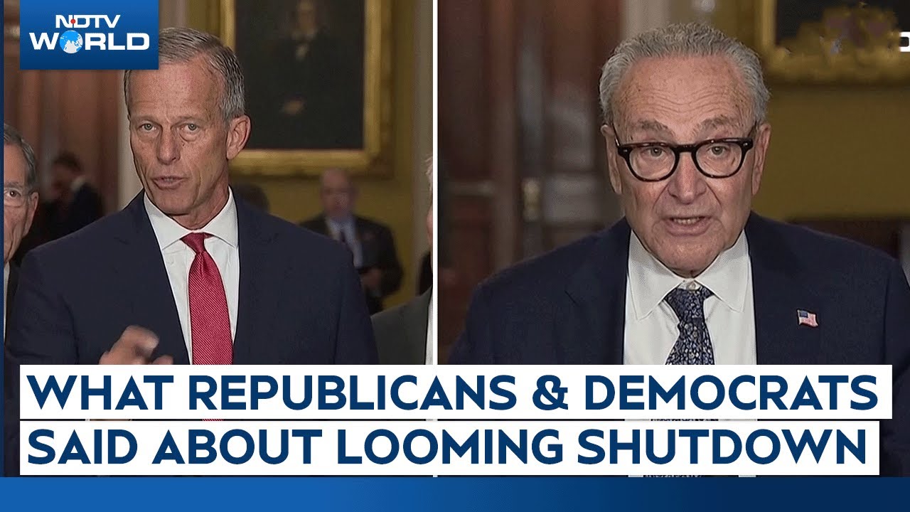 US Government Shut Down | What Republicans & Democrats Said About Looming Shut Down