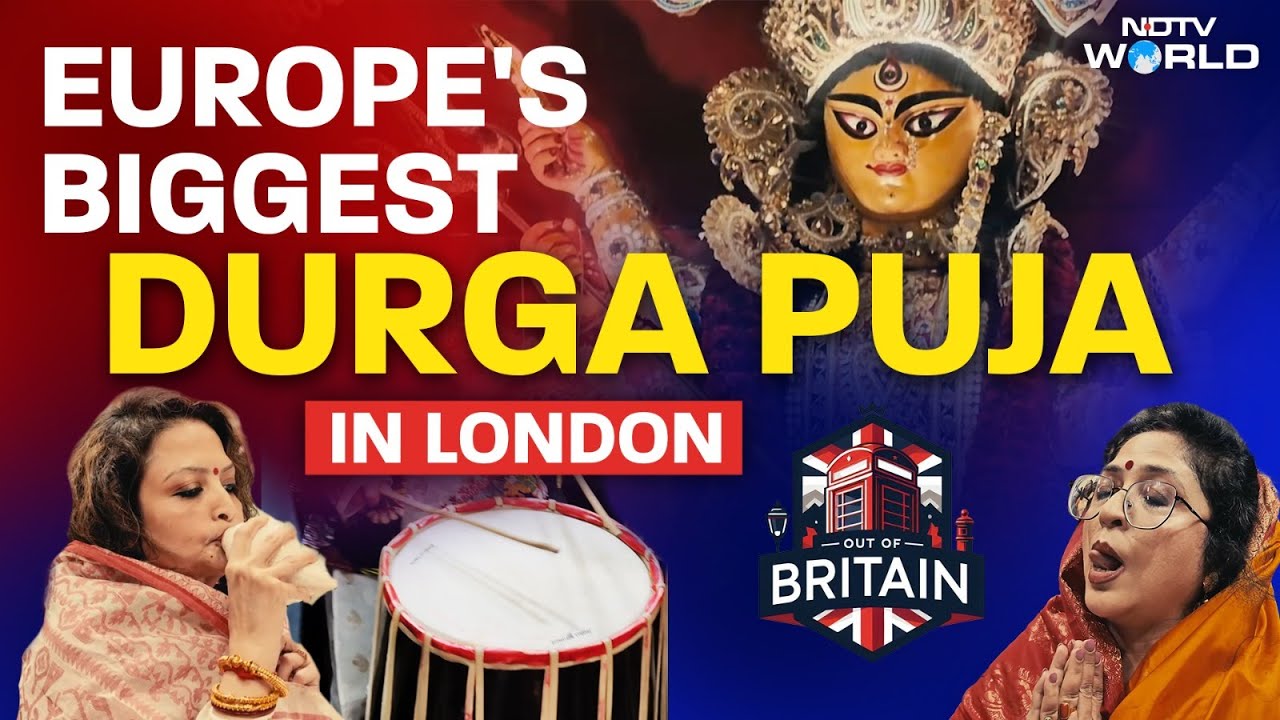 Video: Durga Puja 2025 | Europe's Biggest Durga Puja Lights Up London