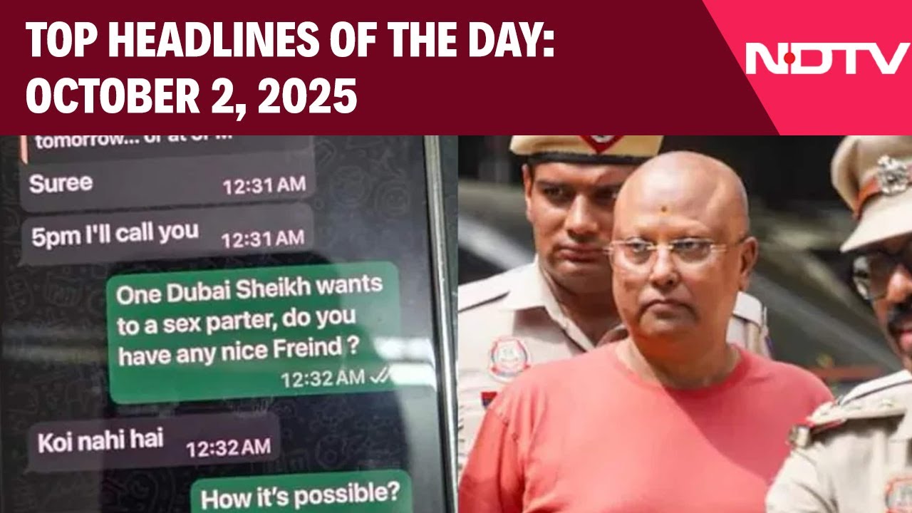 Video: Delhi Sleaze Baba Saga Gets Murkier: Sex Toy, Obscene CDs Found  | Top Headlines Of October 2, 2025