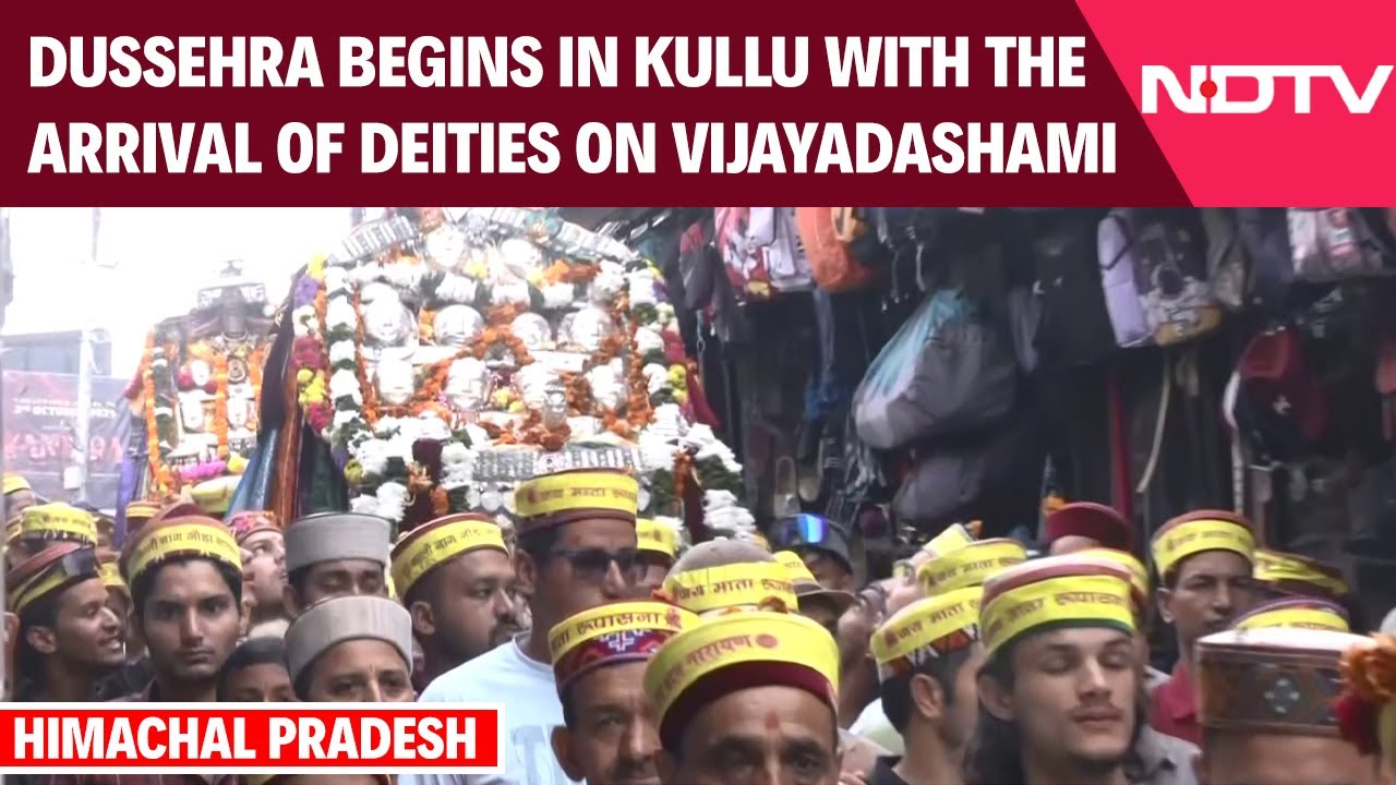 Himachal's Kullu Dussehra Festival Begins With Arrival Of Deities On Vijayadashami