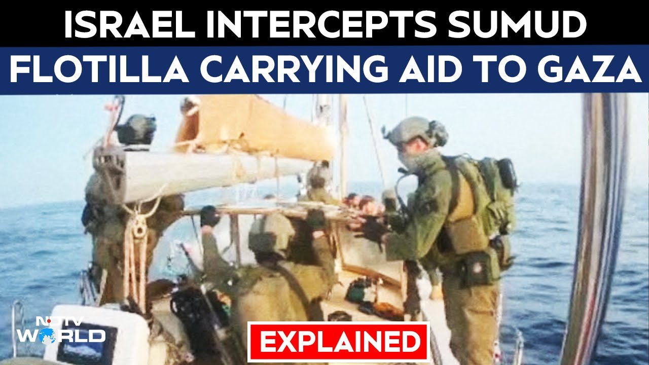 Global Sumud Flotilla | Explained: Israel Intercepts Sumud Flotilla Carrying Aid To Gaza