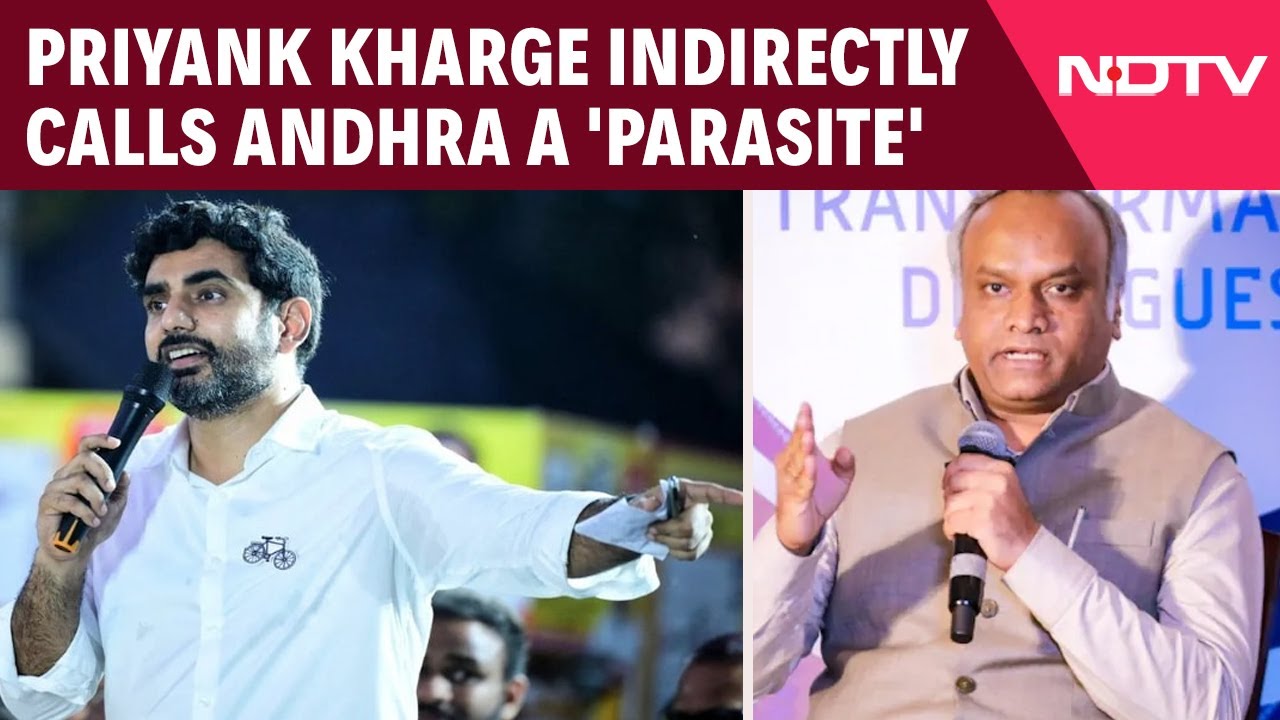 Priyank Kharge vs Nara Lokesh: Karnataka Minister Indirectly Calls Andhra Pradesh A 'Parasite'