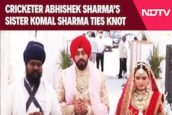 Cricketer Abhishek Sharma's Sister Komal Sharma Ties Knot With Lovish Oberoi In Amritsar Cricketer Abhishek Sharma's Sister Komal Sharma Ties Knot With Lovish Oberoi In Amritsar