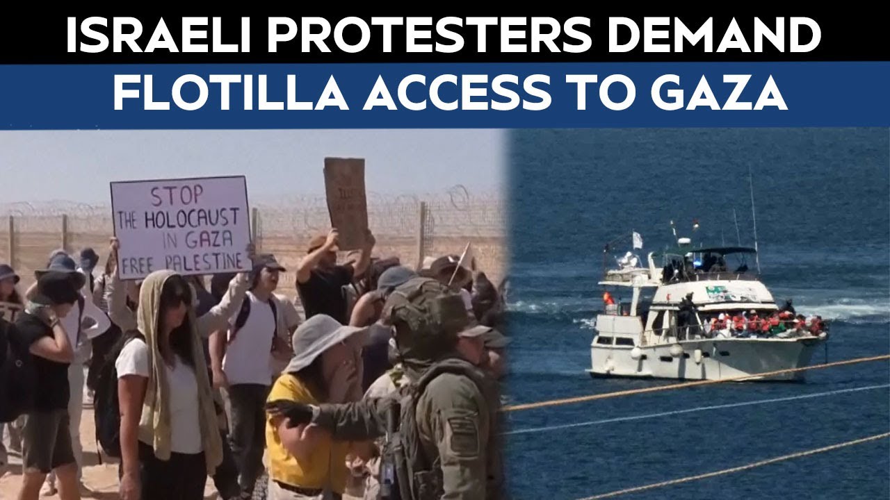 Israeli Protesters Demand Flotilla Access To Gaza, Oppose Military Deployment