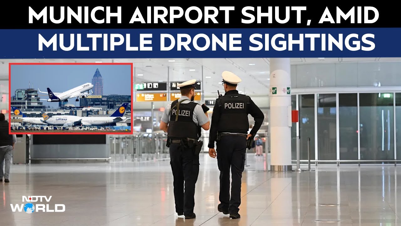 Munich Airport Shutdown | Munich Airport Closed Again, Pilot Blames Drone Sightings