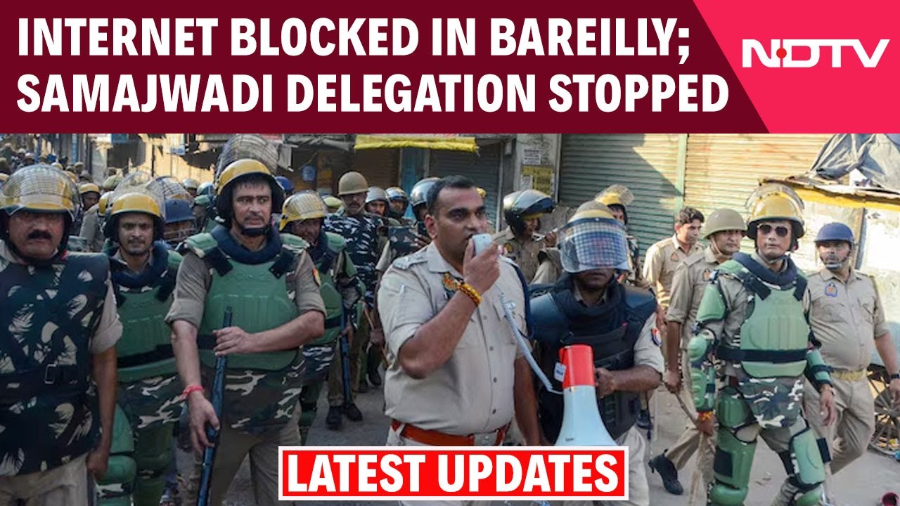 Bareilly Internet News Today | UP Police On High Alert In View Of SP Delegation’s Visit To Bareilly