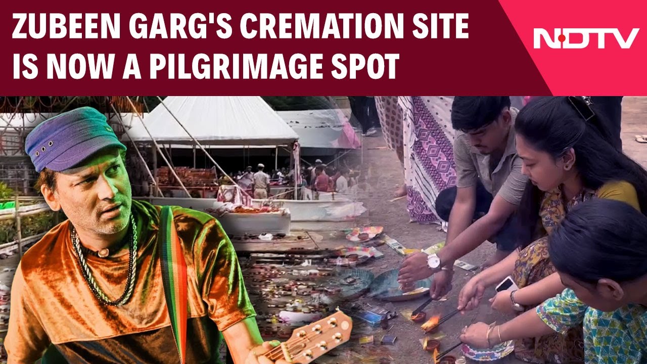 Zubeen Garg's Cremation Site Is Now A Pilgrimage Spot: Thousands Pay Tribute