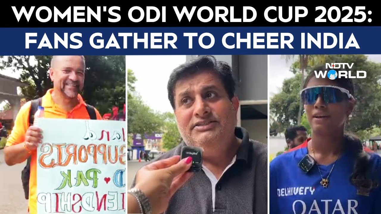 ICC Women's ODI World Cup 2025: Fans Gather To Cheer India In Columbo