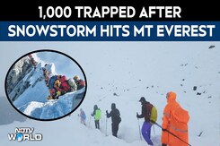 Mount Everest Storm | Almost 1,000 Trapped In Blizzard On Tibetan Side Of Mount Everest Mount Everest Storm | Almost 1,000 Trapped In Blizzard On Tibetan Side Of Mount Everest