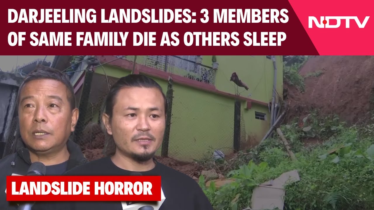 Video: Darjeeling Landslide News | 3 Members Of Same Family Die As Others Sleep, Relatives In Shock, Grief