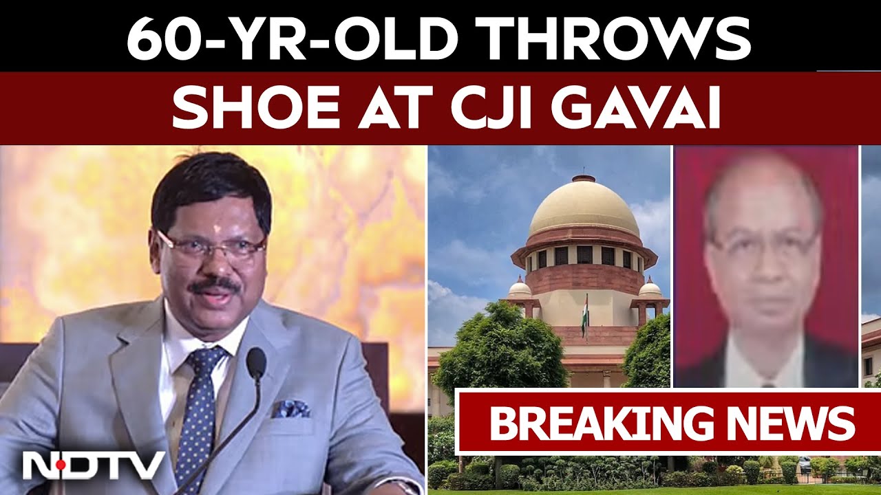 CJI Latest News | "Won't Affect Me": Man Throws Shoe At Chief Justice In Supreme Court