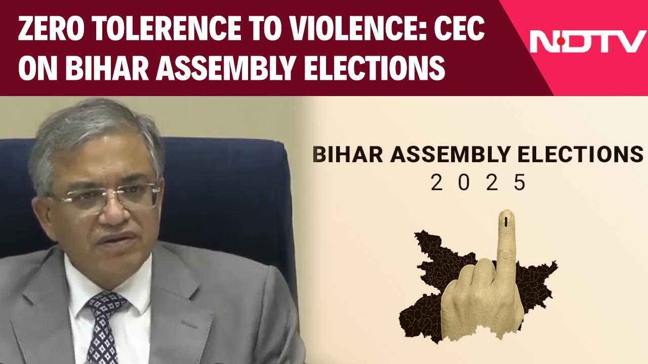"Zero Tolerence To Any Violence": CEC Gyanesh Kumar Shares Details On Bihar Polls