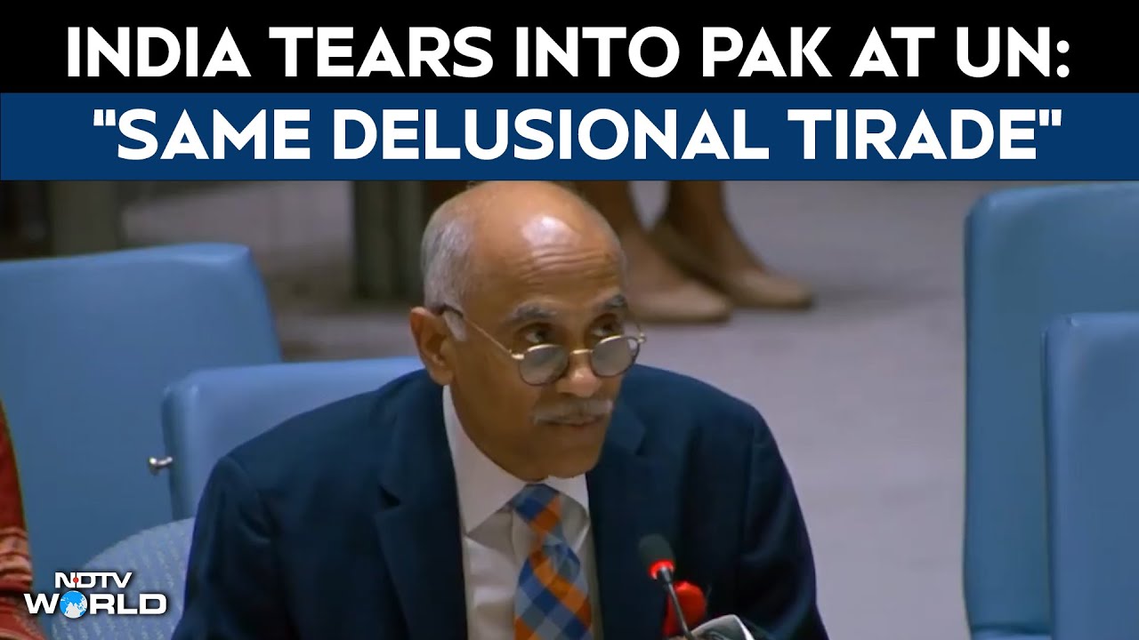 Video: 'A Country That Bombs Its People': India Tears Into Pakistan At UN