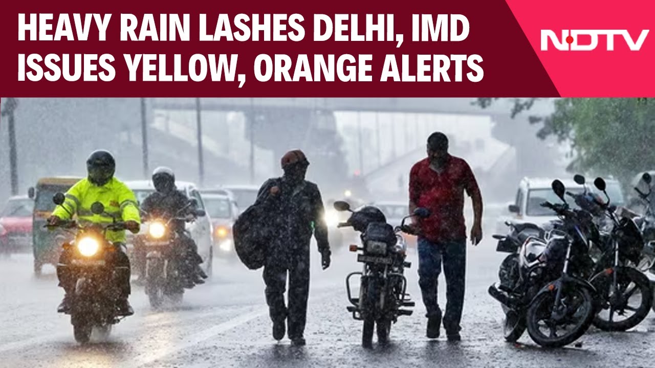 Video: Downpour In Delhi-NCR: Heavy Rain Lashes National Capital