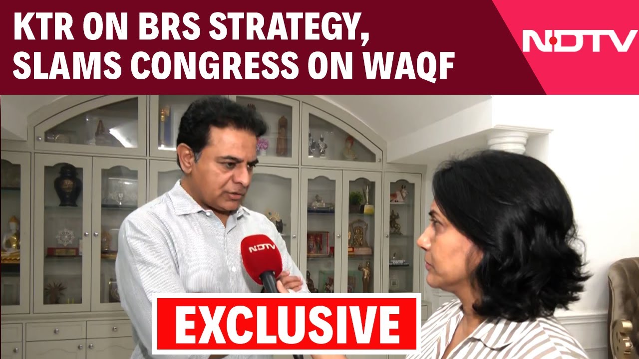 Video: KTR News | KTR Unveils BRS Strategy, Slams Congress On Waqf Land, Bus Fares & L&T Exit