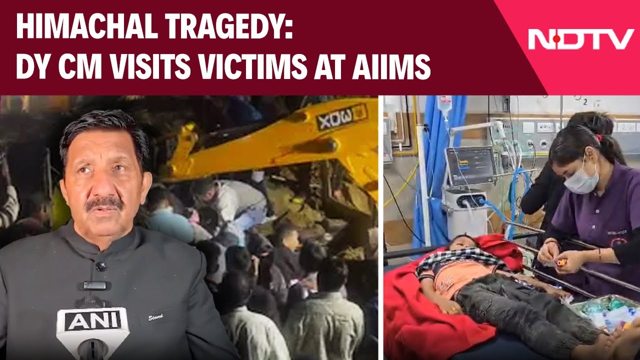 Video: Himachal Landslide News | Himachal Dy CM Visits Bilaspur AIIMS After Horror Tragedy Kills 18