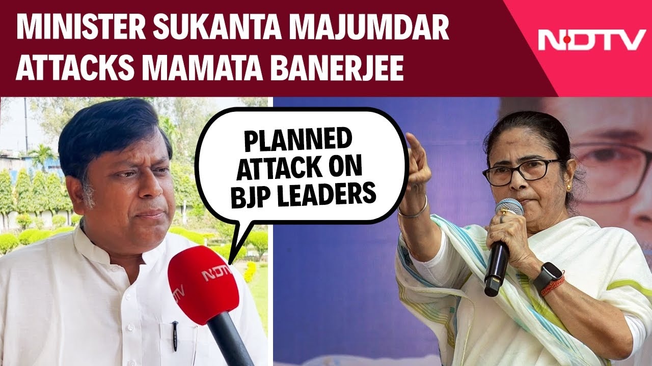 Video: BJP Leader Attacked In Bengal | 'Planned Attack On BJP Leaders': Union Min Targets Mamata Banerjee