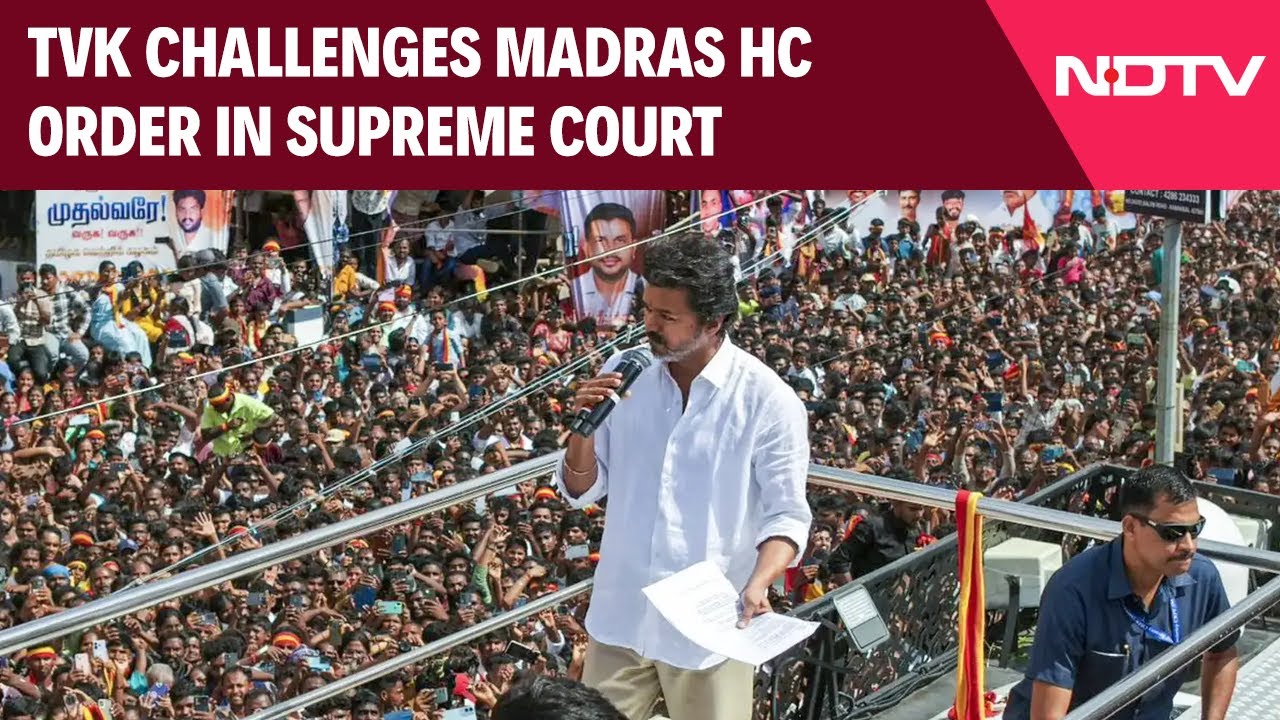 Video: Vijay Rally Stampede News | TVK Challenges Madras High Court Order In Supreme Court
