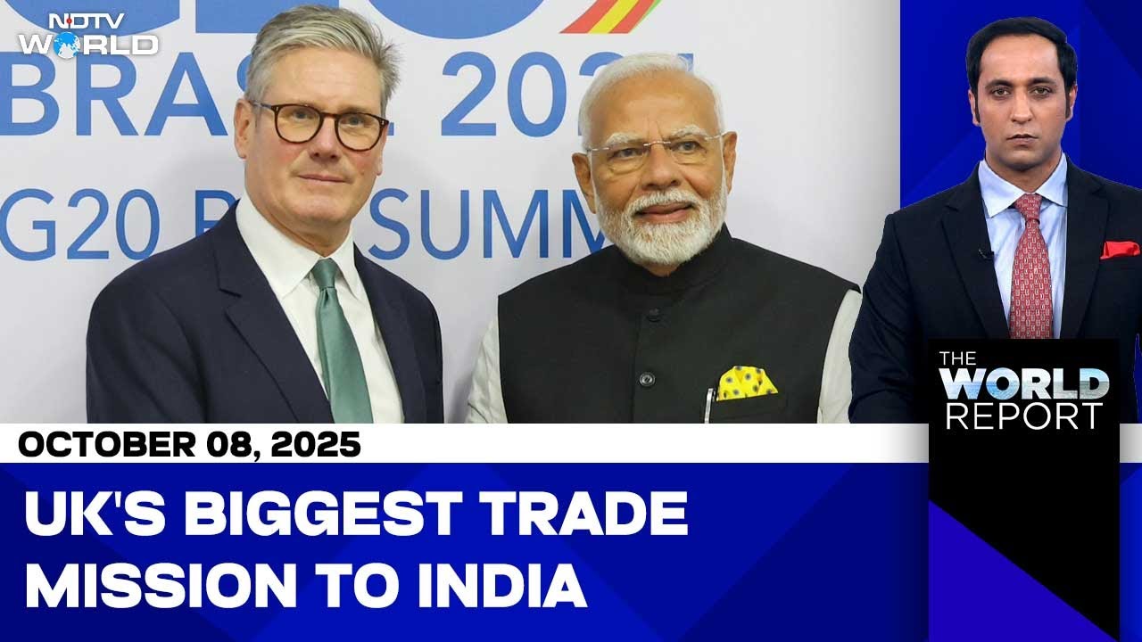 Video: Keir Starmer's 2-day India Visit; Trump On Gaza War; Trump Hails Canadian Counterpart Carney