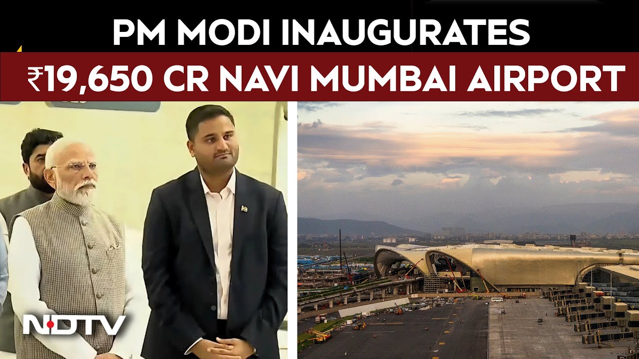 Video: Navi Mumbai Airport | PM Modi Inaugurates India's st Fully Digital Navi Mumbai International Airport
