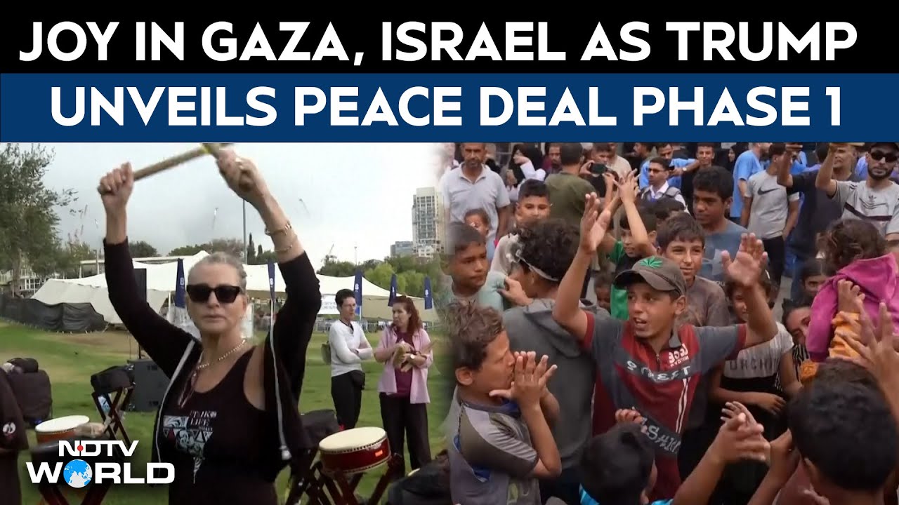 Gaza Peace Deal | Gazans And Israelis Celebrate As Trump Announces 1st Phase Of Peace Deal